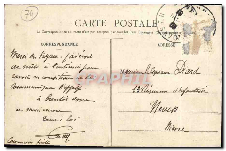 Annecy - Le Lac et la Préfecture — A. Gardet, Annecy — Reverso