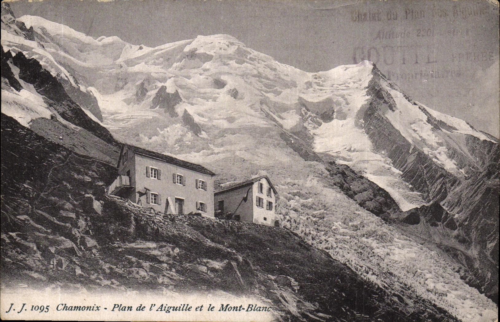 CPA Chamonix Plan de l Aiguille et le Mont Blanc