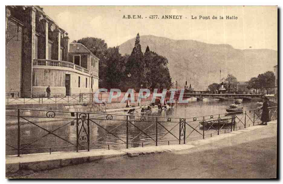 CPA Anncey Le Pont de la Halle