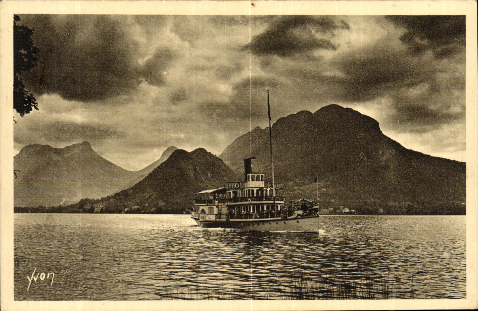 Annecy und sein See (Haute-Savoie) — Rückkehr von einer Wanderung — Les Editions d'Art YVC, Paris