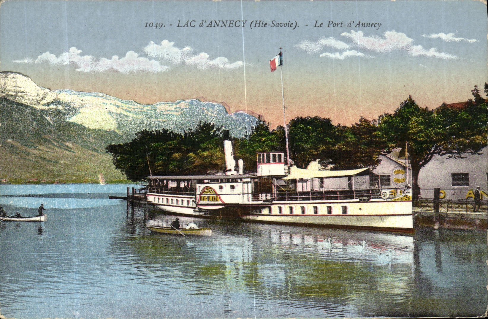 CPA Lac d Annecy Le Port d Annecy Bateau 