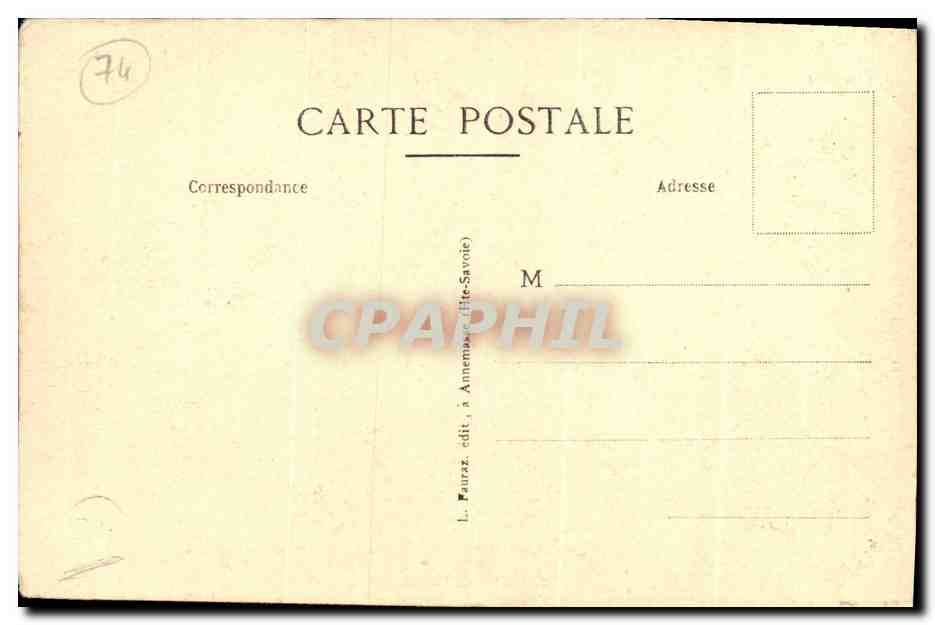 CPA Annecy Vieux Quartiers La Porte Sainte Claire — Reverso