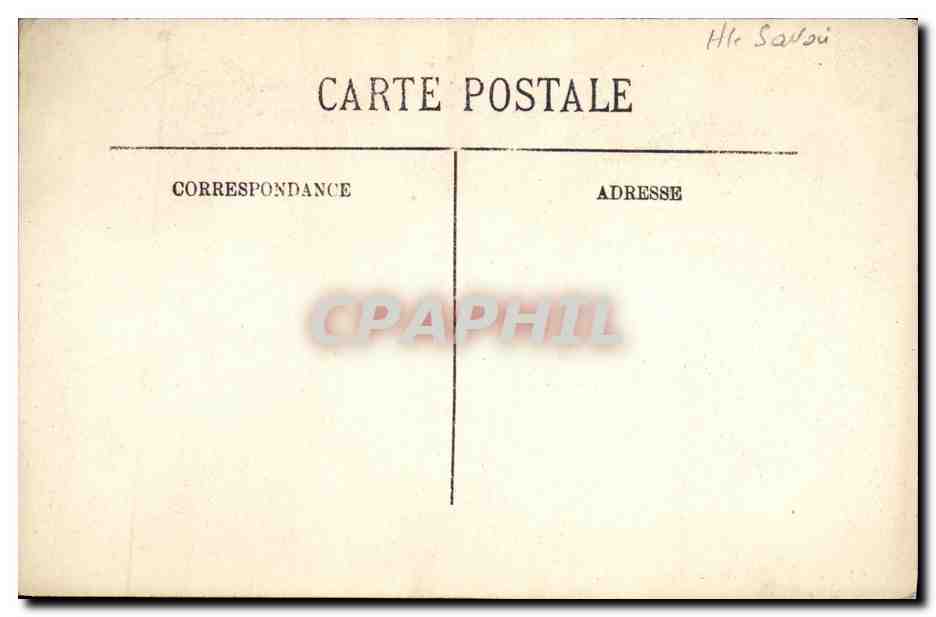 CPA Annecy Le Port Bateau — Rückseite