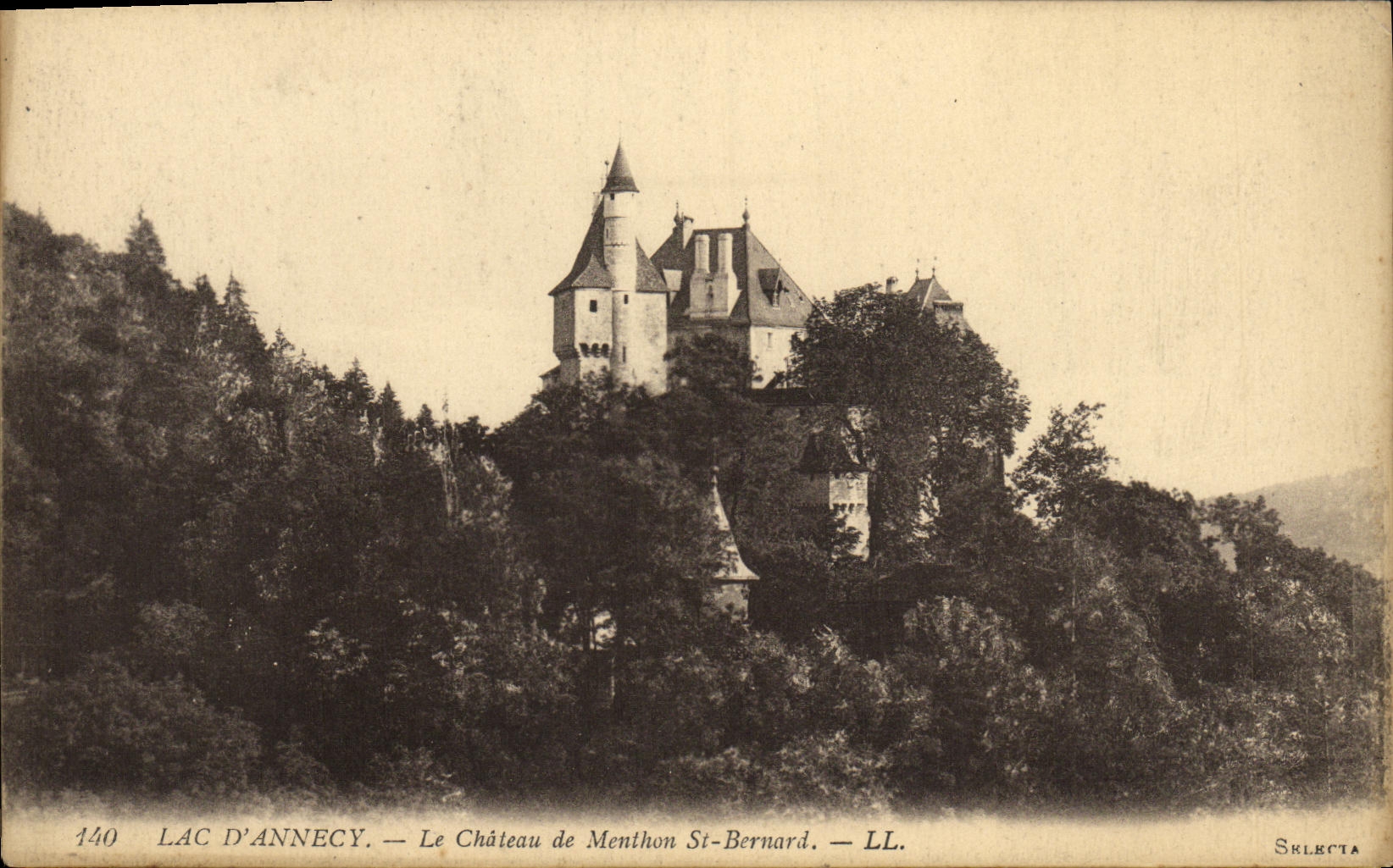 CPA Annecy Le Chateau de Menthon St Bernard