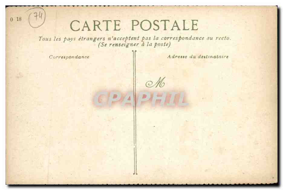 Annecy - La Maison de Sales — éditeur V. Witz, n° 300 — Rückseite