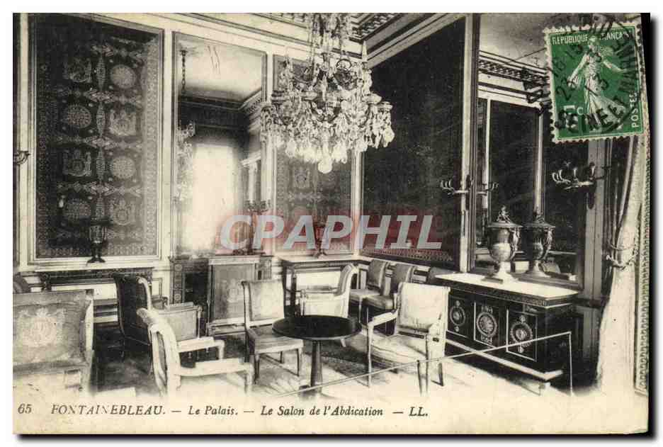 Fontainebleau — Le Palais — Le Salon de l'Abdication — LL. n°65