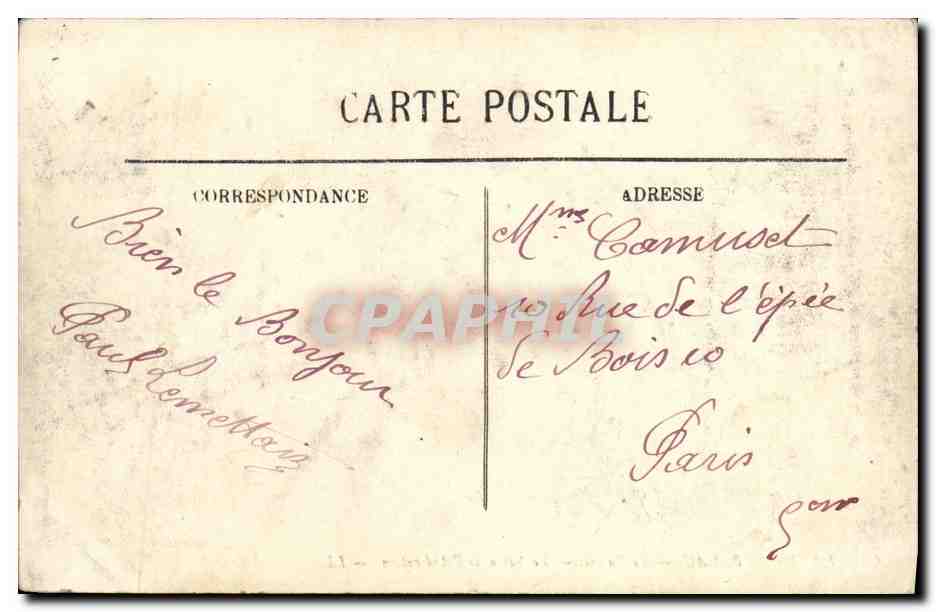 Fontainebleau — Le Palais — Le Salon de l'Abdication — LL. n°65 — Verso