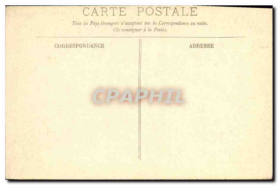 Fontainebleau — Het Paleis. Het Zaal van de Abdicatie — LL. n° 65 — Achterkant