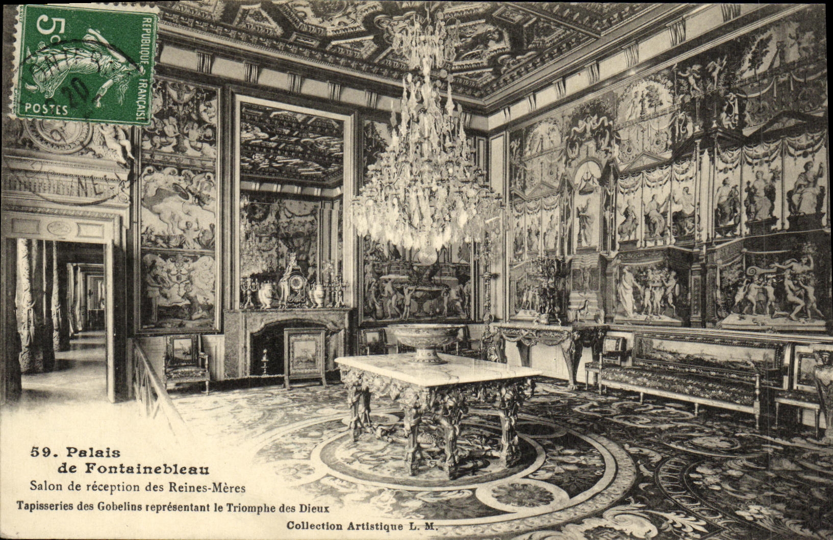 Palazzo di Fontainebleau — Salone delle Reine-Madri — Collezione Artistica L. M.