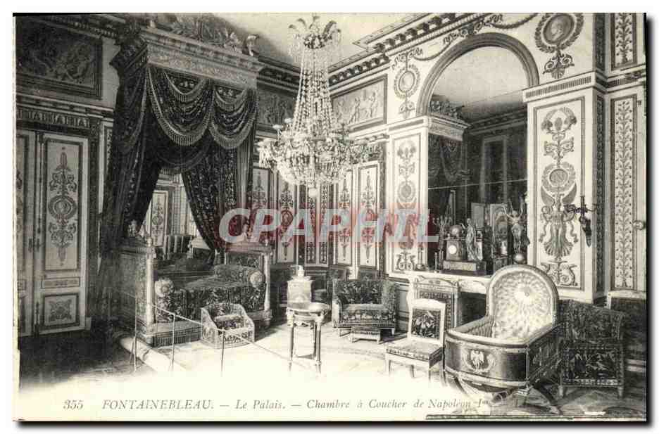 Fontainebleau — El Palacio. — Habitación de Napoleón I — n° 355