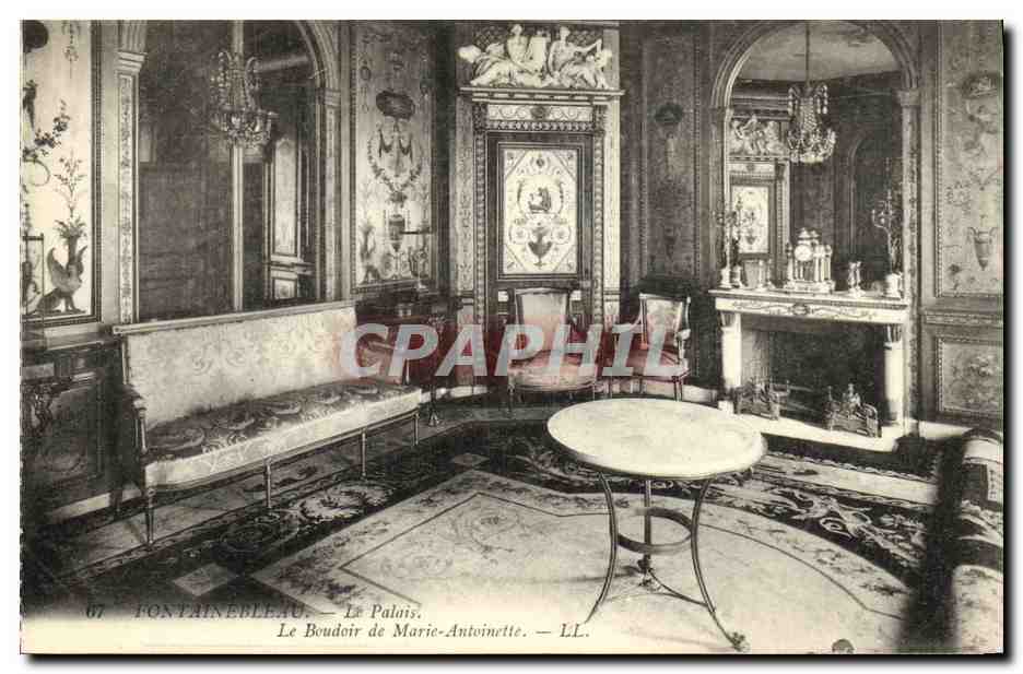 Fontainebleau — Het Paleis. Het Boudoir van Marie-Antoinette — LL. n°07