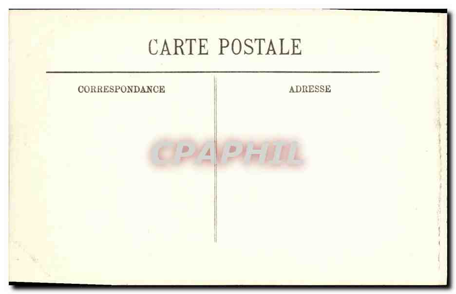 Fontainebleau — El Palacio. — Habitación de Marie-Antoinette — Editor LL, n° 76 — Reverso