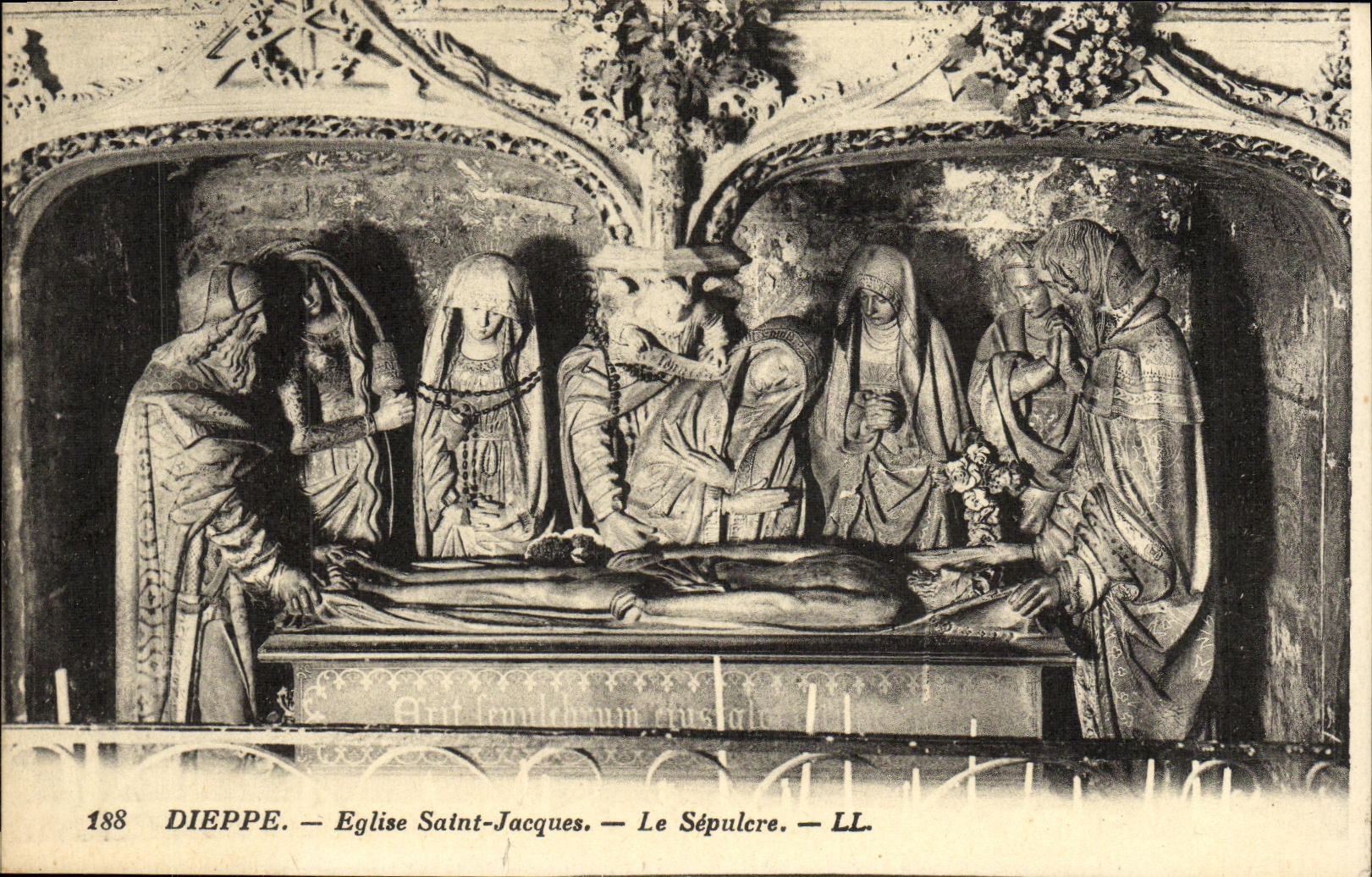 CPA Dieppe Eglise Saint Jacques Le Sepulcre