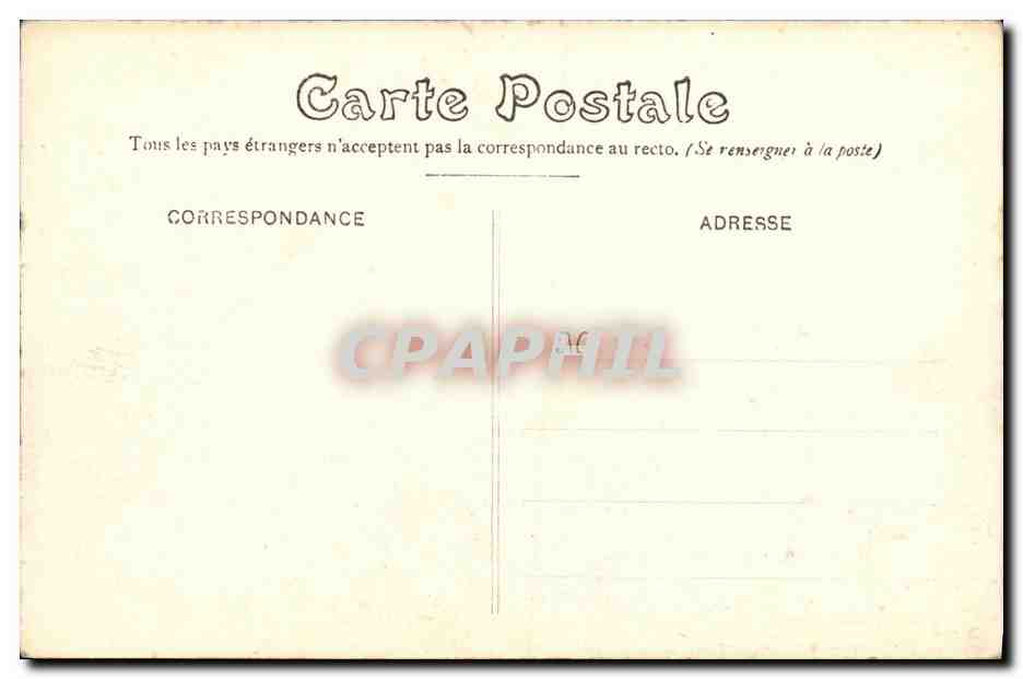 CPA Dieppe Les deux vieilles tours — Rückseite