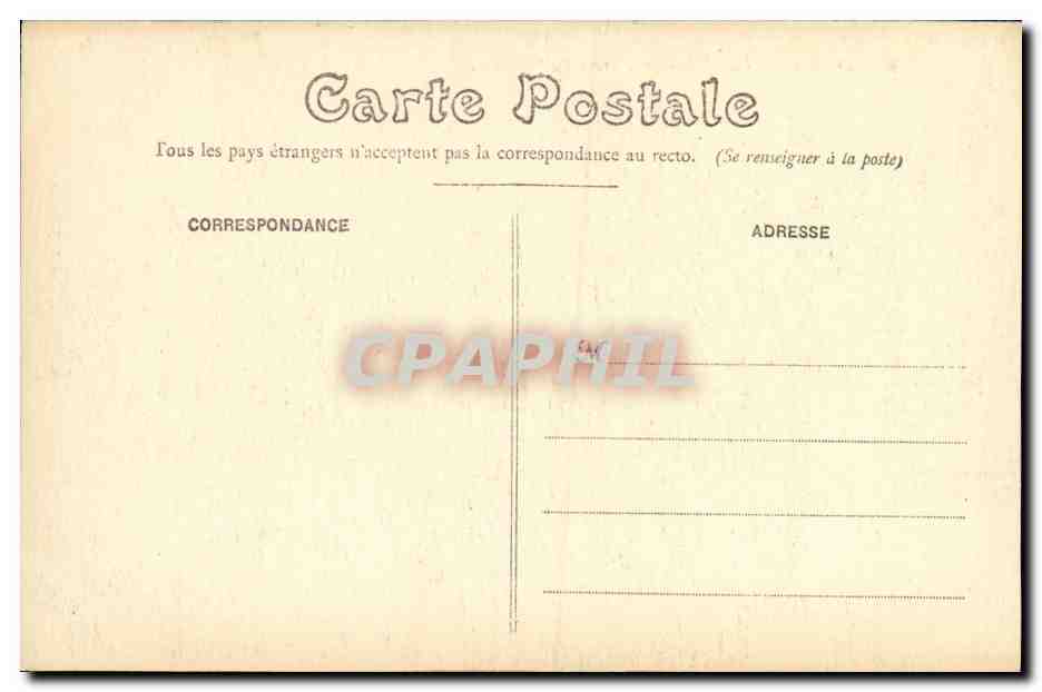 CPA Dieppe Vue Generale prise du Chateau — Rückseite