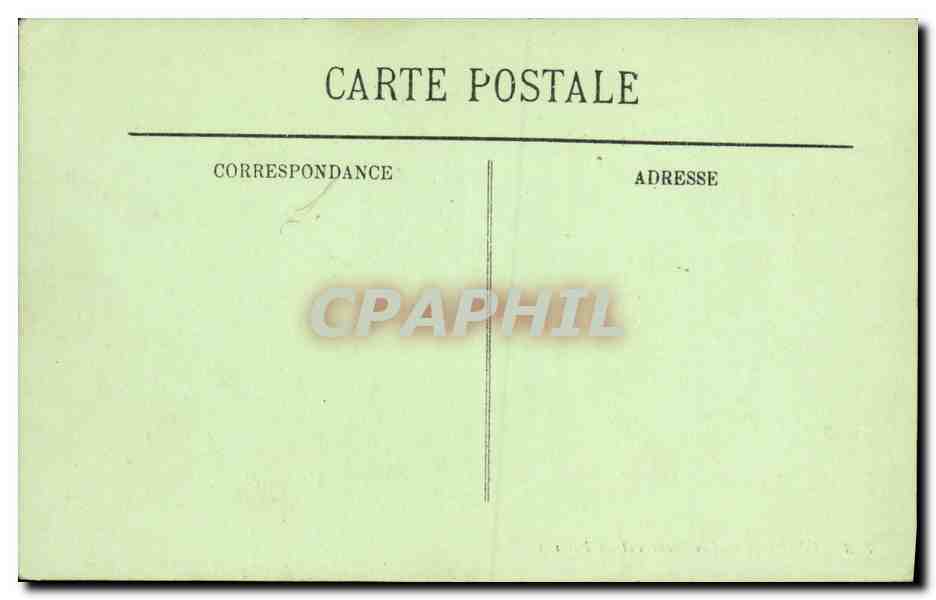 CPA Dieppe Les Rochers et les Falaises — Rückseite