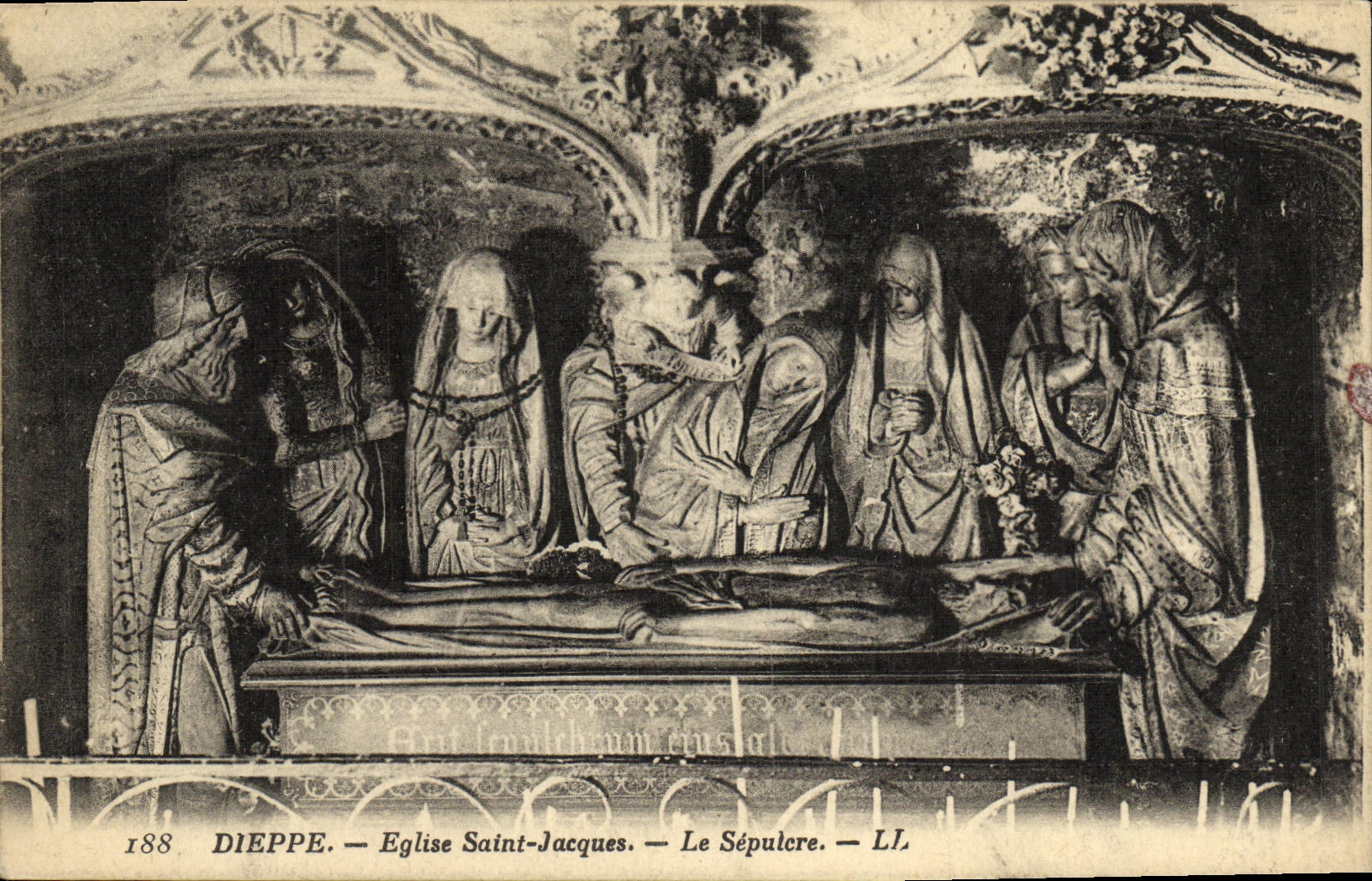 CPA Dieppe Eglise Saint Jacques Le Sepulcre