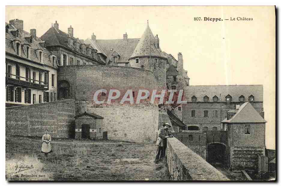 CPA Dieppe Le Chateau