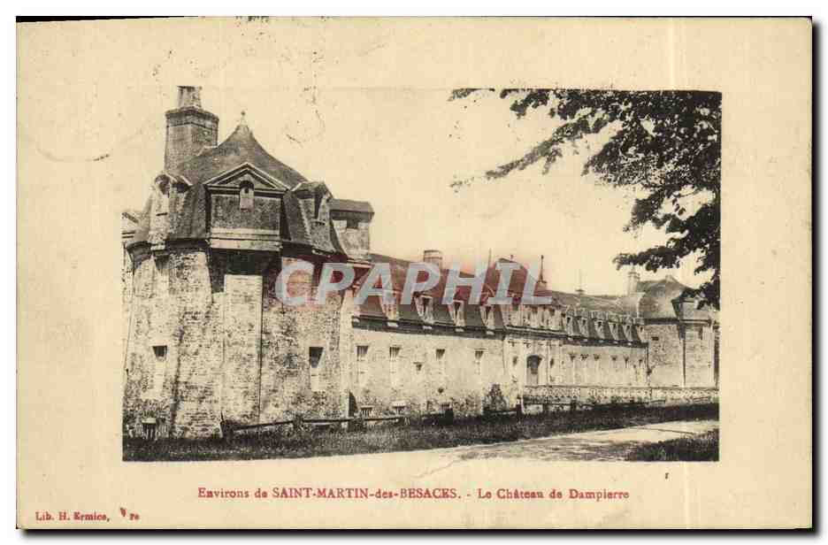 CPA Environs de Saint Martin des Besaces Le Chateau de Damplerre