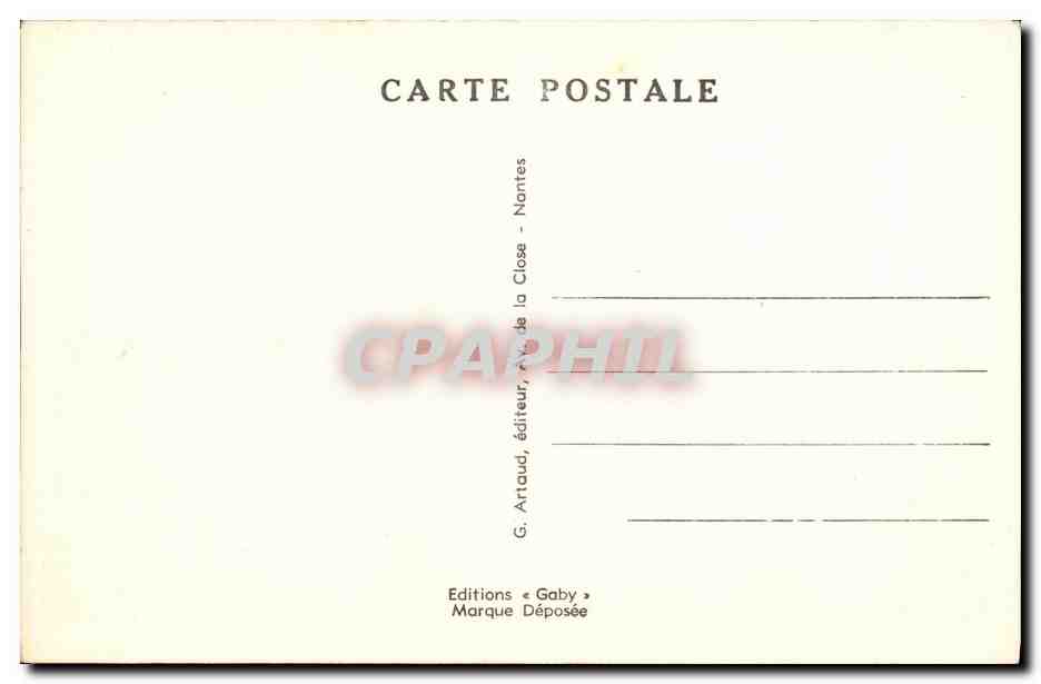CPA Saint Pierre Sur Dives Place de La mairie  — Verso