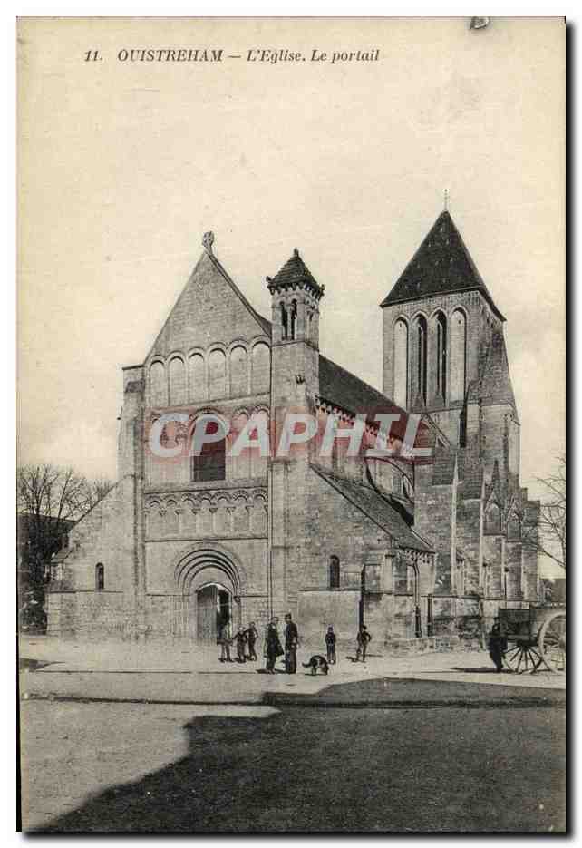 Ouistreham — L'Église. Le portail