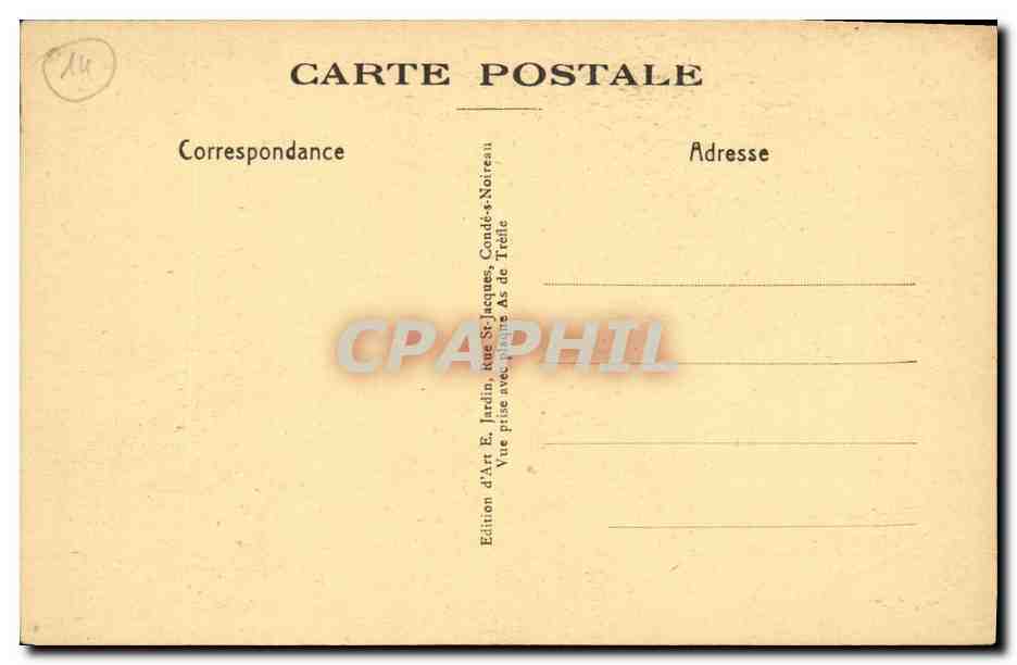 Clecy-la-Vieille-Tour — Son Donjon — Éd. Jardin — Verso