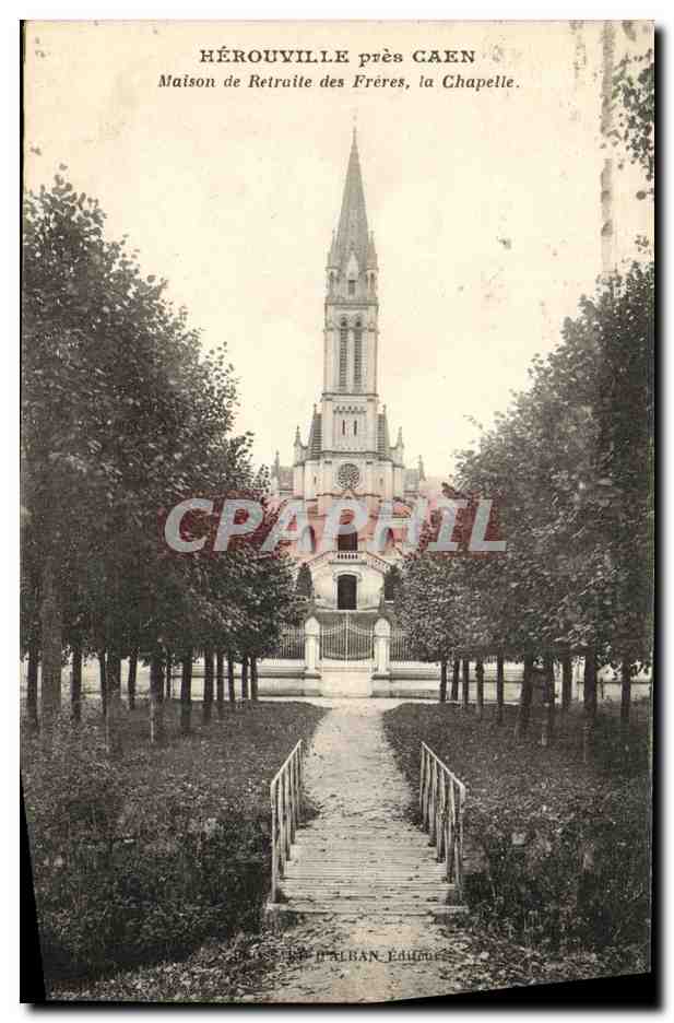 CPA Herouville Pres Caen Maison de retraite des freres La chapelle 