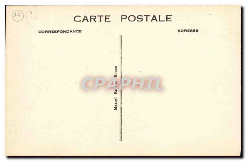 CPA De Rouen Au Havre A Bord Dui Felix Faure Caumont Les Grottes  — Rückseite