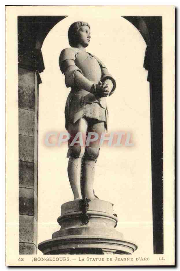 CPA Bon Secours La Statue De Jeanne D Arc 