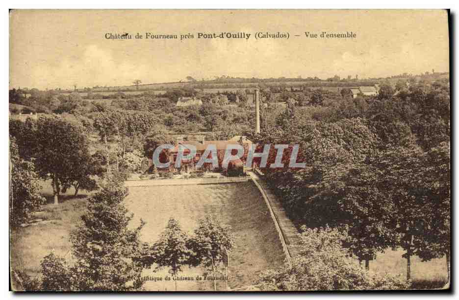 CPA Chateau de Fourneau Pres Pont d Ouilly Vue D ensemble