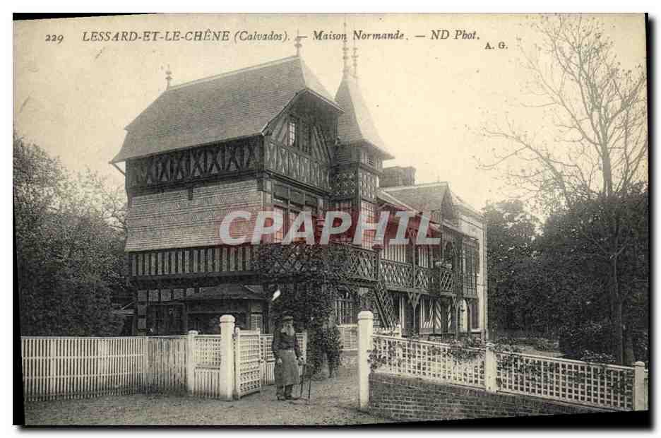 CPA Lessard et Le Chene Maison normande 