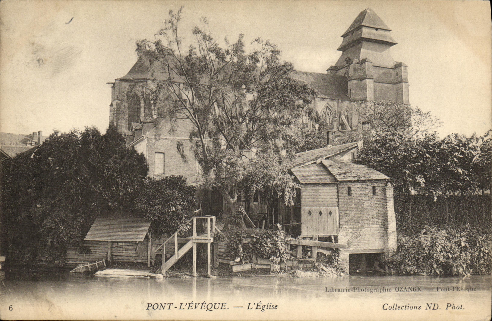 CPA Pont L Eveque L Eglise