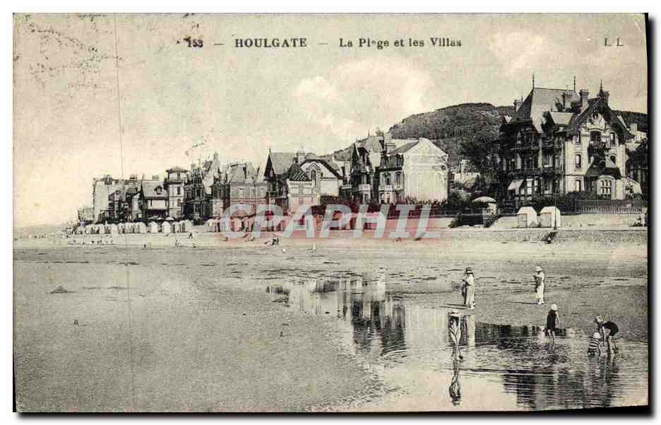Houlgate — La Plage et les Villas — LL