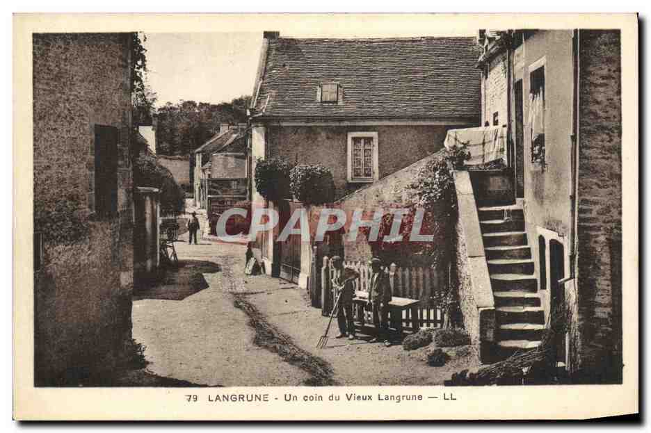 Langrune - Un coin du Vieux Langrune — LL