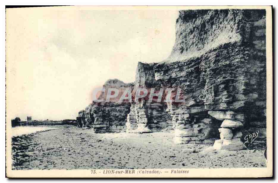 CPA Lion Sur Mer Falaises