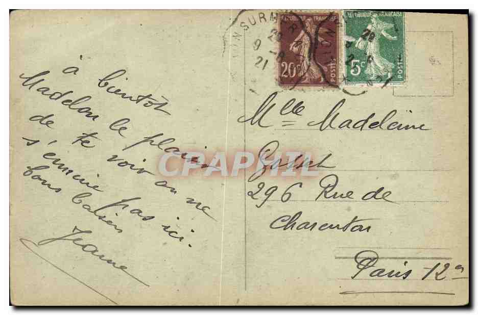 CPA Lion Sur Mer L Heure du Bain  — Verso