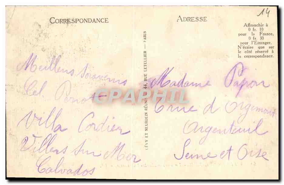 Villers-sur-Mer - La Fattoria Marie-Antoinette - LL — Verso