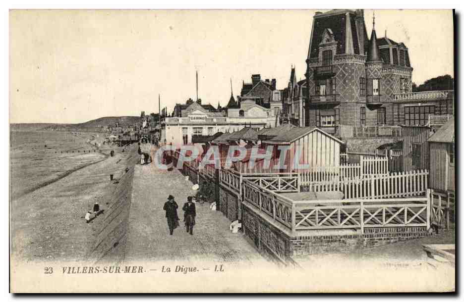 CPA Villers Sur Mer La Digue 