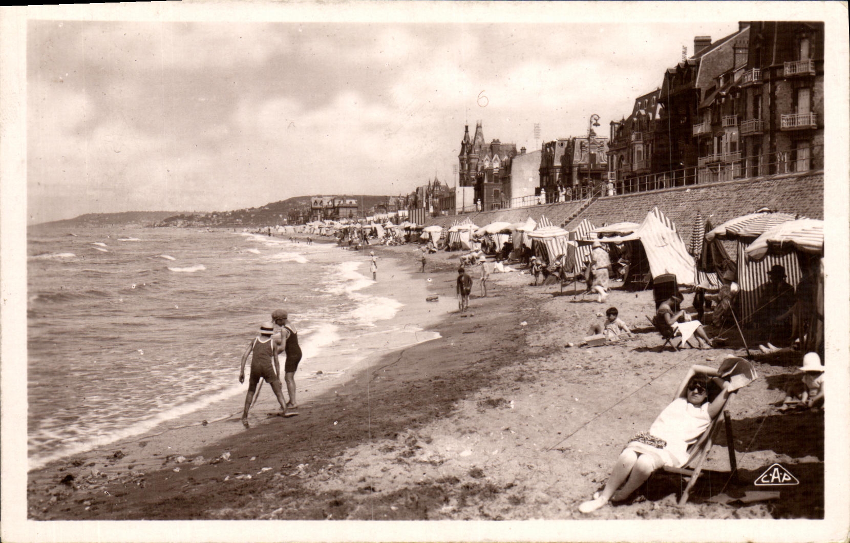 Villers-sur-Mer — Ansicht nach Deauville — Real-Photo P. P. Strasbourg n°15