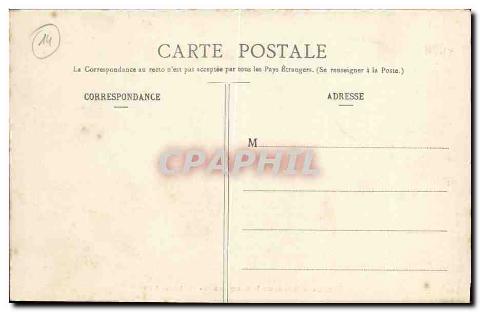 CPA Dives Sur Mer L hostellerie Guillaume le conquerant  — Rückseite