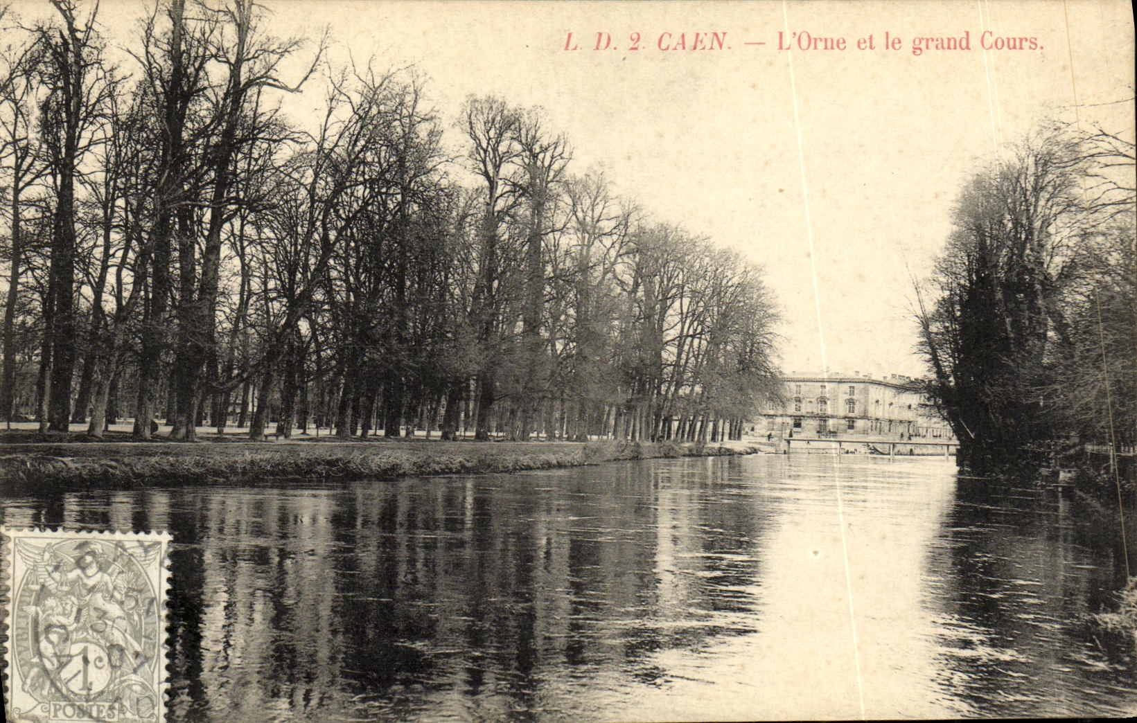Caen — L'Orne et le grand Cours — L.D. 2