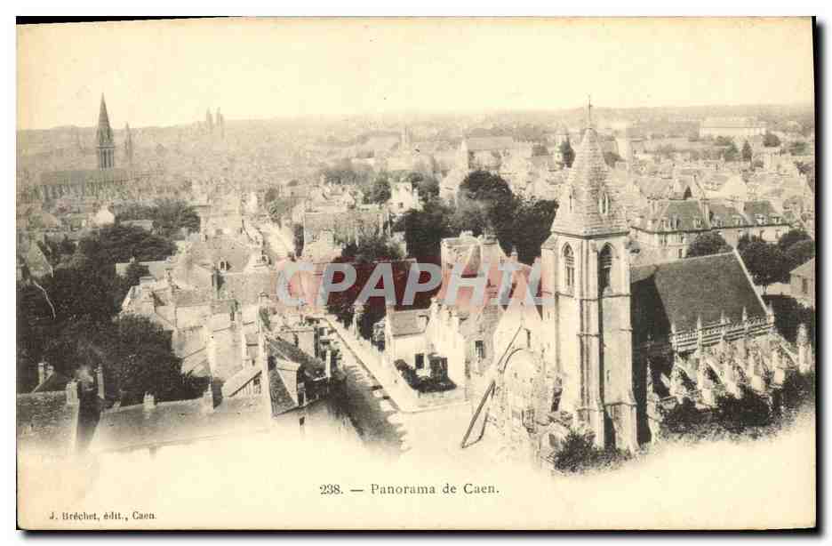 CPA Panorama de Caen 