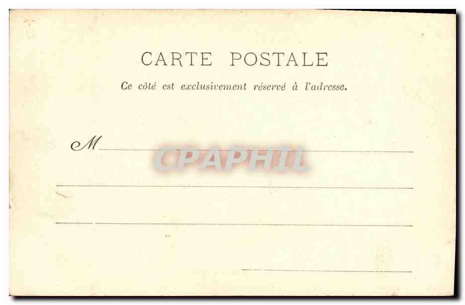 CPA Panorama de Caen  — Rückseite