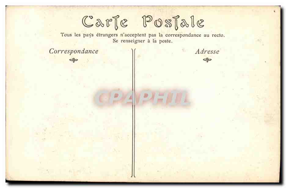 CPA Musee de Sculpture Comparee Hotel d Escovile a Caen David tenant la tete de Goliath — Verso