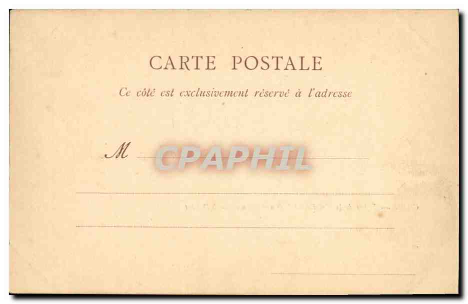 CPA Caen Eglise de la Trinite Abbaye aux Dames — Back
