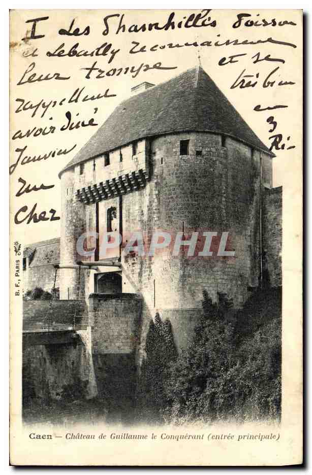 CPA Caen Chateau de Guillaume le Conquerant