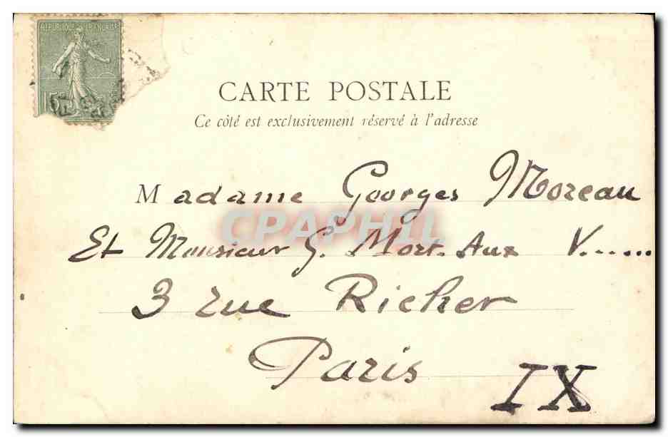 CPA Caen Chateau de Guillaume le Conquerant — Verso