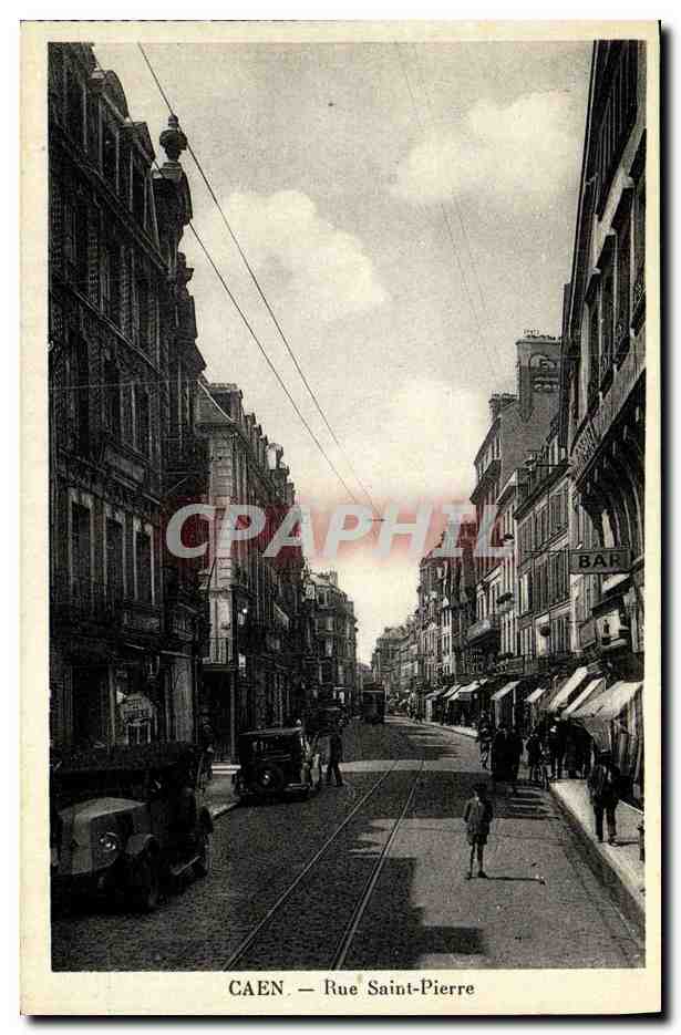 CPA Caen Rue Saint Pierre 