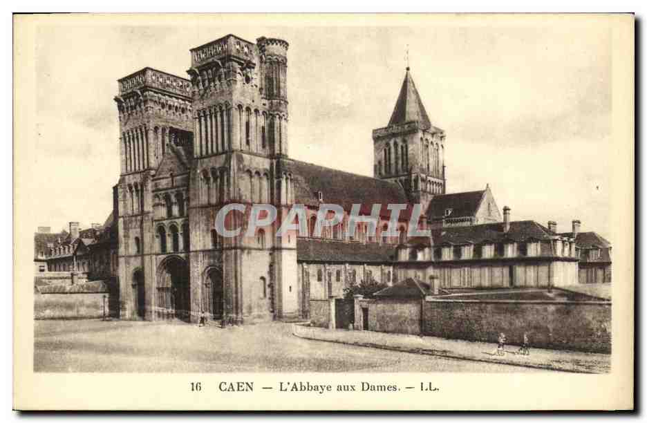 CPA Caen L Abbaye Aux Dames
