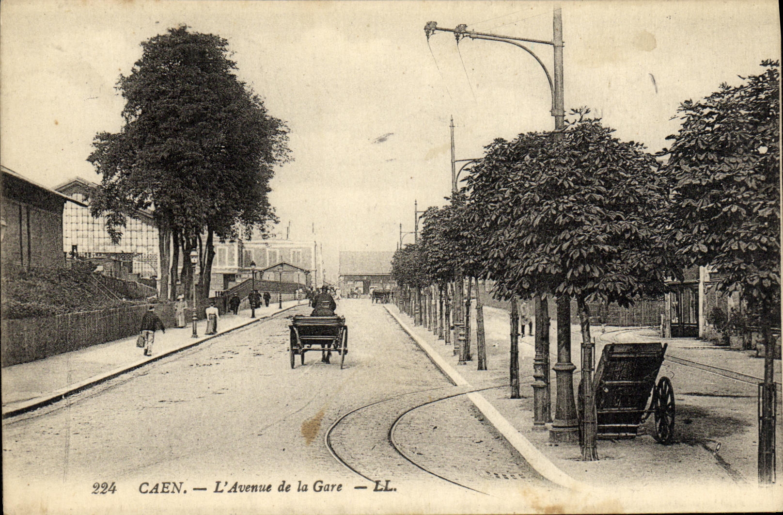 CAEN — L'Avenue de la Gare — LL. n°224